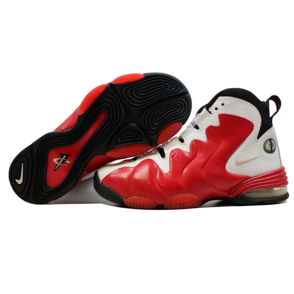 Nike air penny 3 white red shoes new rare